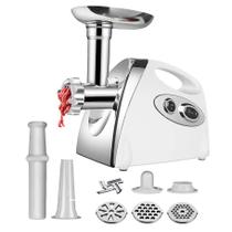 Moedor Elétrico 110V Triturador de Alimentos 2800W PREMIUM Processador Enchedor de Linguiça Moedor Elétrico 110V Triturador de Alimentos 2800W PREMIUM Processador Enchedor de Linguiça