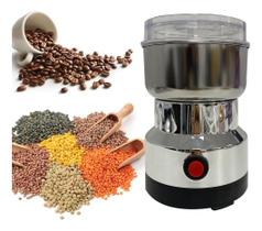 Moedor Elétrico 150W 110V Inox para Café, Temperos e Especiarias Compacto Moedor Elétrico 150W 110V Inox para Café, Temperos e Especiarias Compacto