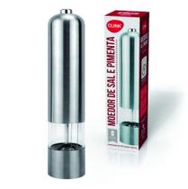 Moedor Elétrico Automático a Pilha Sal Pimenta em Aço Inox - Clink