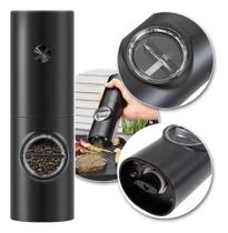 Moedor Elétrico De Aço Gourmet Sal Grosso Pimenta Tempero Moedor Elétrico De Aço Gourmet Sal Grosso Pimenta Tempero