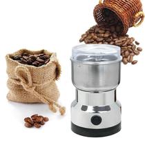 Moedor Elétrico de Café, Base em Aço Inoxidável, 75g de Capacidade, Prata - 150 Watts
