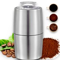 Moedor Elétrico de Café, Grãos e Temperos em Aço Inox 110v
