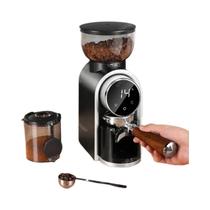 Moedor Elétrico De Grãos De Café Com Aspereza Ajustável, Tela Inteligente, Estilo Italiano, Moedor