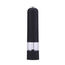 Moedor Elétrico de Sal e Pimenta Aço Inoxidável LED sem Fio Preto Fosco Shopmix