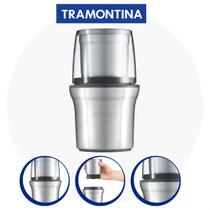 MOEDOR GRÃOS COFFEE TEA 127 Volts INOX COPO REMOVIVEL TRAMONTINA - Tramontina Breville