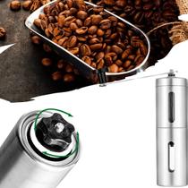 Moedor Grãos De Café Manual Em Inox Moinho Cerâmica Portátil
