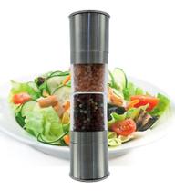Moedor Inox Para Sal Grosso, Pimenta, Temperos 2 In 1 Pratic Moedor Inox Para Sal Grosso, Pimenta, Temperos 2 In 1 Pratic
