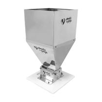 Moedor Malte 3 Rolos TODO em INOX c/Extensor de Funil (3R-PREMIUM)