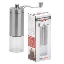 Moedor Manual de Café em Aço Inox e Acrílico Portátil com Regulagem Uny Home