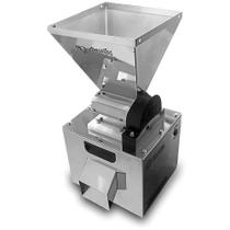 Moedor Moinho Motorizado de Amêndoas CACAU para produção de NIBS com Funil e 2 Rolos em INOX com Regulagem Artesanal Ali