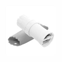 Moedor para Alho de Plástico com Descascador de Silicone Branco 5cm x 5cm x 13,5cm - Lyor