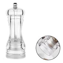Moedor Pimenta Sal Grosso Luxo Acrílico Transparente 18cm FRG0442 Frigopro
