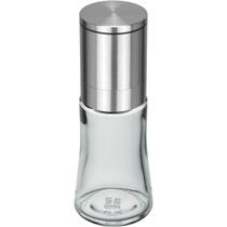 MOEDOR SAL / PIMENTA HOME&CO TAMPA INOX VIDRO 13x5x5cm TRANSPARENTE