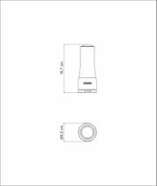 Moedor Tramontina Realce para Sal ou Pimenta em Acrílico e Aço Inox com Moinho em Cerâmica
