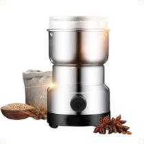 Moedor Triturador De Café Grãos Elétrico Sementes Super Inox - Grinder