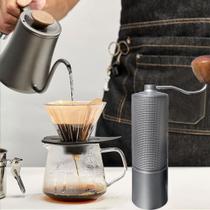 Moedor Triturador de Café Grãos Gourmet Manual Profissional Ajustável Com Pincel Cozinha Portátil Moedor Triturador de Café Grãos Gourmet Manual Profissional Ajustável Com Pincel Cozinha Portátil