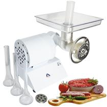 Moedor Triturador Elétrico Carne Linguiça Kibe Industrial Profissional Arbel MCR 08 2.0 Bivolt Moedor Triturador Elétrico Carne Linguiça Kibe Industrial Profissional Arbel MCR 08 2.0 Bivolt