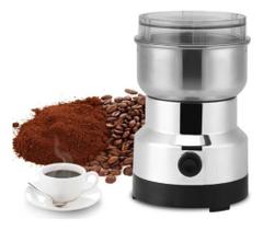 Moedor Triturador Elétrico De Café Amendoim Grãos Inox 110v