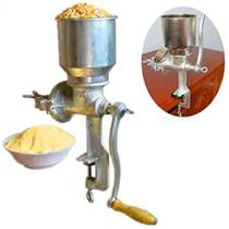 Moedor triturador para temperos milho café graos moinho manual luxo completo - MAKEDA