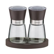 Moedores De Sal E Pimenta Tramontina Em Cerâmica E Vidro Com Base De Silicone Tramontina Moedores De Sal E Pimenta Tramontina Em Cerâmica E Vidro Com Base De Silicone Tramontina