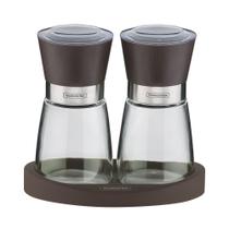 Moedores de Sal e Pimenta Tramontina em Cerâmica e Vidro com Base de Silicone Moedores de Sal e Pimenta Tramontina em Cerâmica e Vidro com Base de Silicone