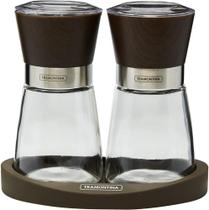 Moedores de Sal e Pimenta Tramontina em Ceramica e Vidro com Base de Silicone Moedores de Sal e Pimenta Tramontina em Ceramica e Vidro com Base de Silicone