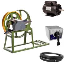 Moenda Engenho de Cana B120 Baixo Ferro com Motor e Chave Reversora 30a Botini
