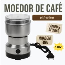 Moinho de Café Portátil 110V Tampa com Trava