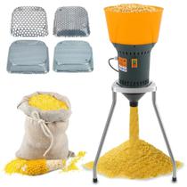 Moinho Triturador Moedor Grãos Milho Trigo Semente 1300w 50l 220V
