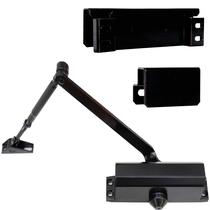Mola Aérea Hidráulica F2 Suporte Porta De Vidro Até 45kg Preto Mola Aérea Hidráulica F2 Suporte Porta De Vidro Até 45kg Preto
