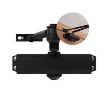 Mola Aérea Preta Braço Hidráulico Amortecedor Para Portao Porta Não Bater Força 3