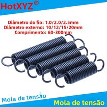 Mola De Tensão Com Gancho Aberto De 1/2 2.5mm De Diâmetro, 10 12 20mm, Mola De Retorno