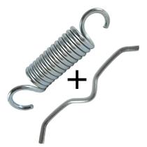 Mola e gancho jump profissional 100 molas + 50 ganchos Mola e gancho jump profissional 100 molas + 50 ganchos