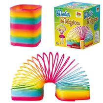 Mola Mágica Colorida Quadrada Com E Sem Gliter - DM Toys Mola Mágica Colorida Quadrada Com E Sem Gliter - DM Toys