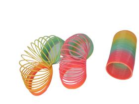 Mola Maluca 3 Peças colorida Diversão Brinquedo Mola Maluca 3 Peças colorida Diversão Brinquedo