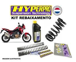 Molas Dianteira Traseira Redução Altura Hyperpro CRF 1000L