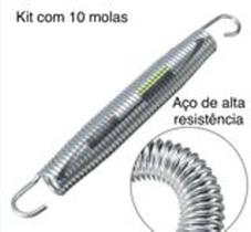 Molas Para Cama Elástica Kit C/ 10 Peças 14 Cm Molas Para Cama Elástica Kit C/ 10 Peças 14 Cm