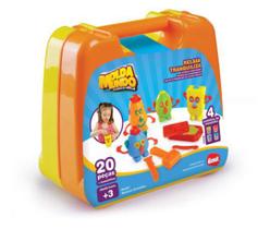 Molda Mundo Massinha de Modelar Bonecos Divertidos- Dismat Molda Mundo Massinha de Modelar Bonecos Divertidos- Dismat