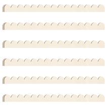 Moldagem recortada de madeira Trim Threehoney 40 cm x 3 cm (pacote com 12)
