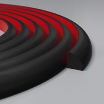 Moldagem redonda flexível Risunpet de 3/4 polegadas com fita