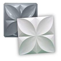 Molde 3d Gesso/cimento/placa Abs 1,5mm Pétalas Slim 39 X 39 Molde 3d Gesso/cimento/placa Abs 1,5mm Pétalas Slim 39 X 39