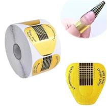 Molde Adesivo de unha com 500 unidades para Manicure Molde Adesivo de unha com 500 unidades para Manicure