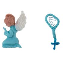 Molde Anjo Rezando E Terço - Gmezn1254