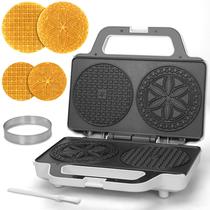 Molde antiaderente elétrico Pizzelle Maker SugarWhisk de 13 cm