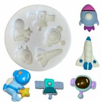 Molde Astronauta 5 Elementos