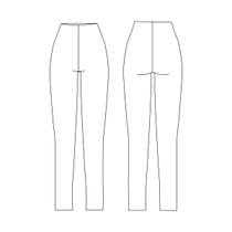 Molde base calças femininas by Wania Machado