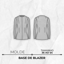 Molde base de blazer tamanho 36 ao 54 by Wania Machado Molde base de blazer tamanho 36 ao 54 by Wania Machado