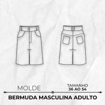 Molde bermuda masculina by Wania Machado