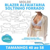 Molde blazer alfaiataria forro, modelagem&diversos, correios Molde blazer alfaiataria forro, modelagem&diversos, correios