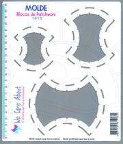 Molde Blocos de Patchwork - 1913